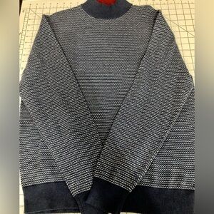 NWOT Bonobos Men’s Medium Blue Mock Turtleneck Sweater